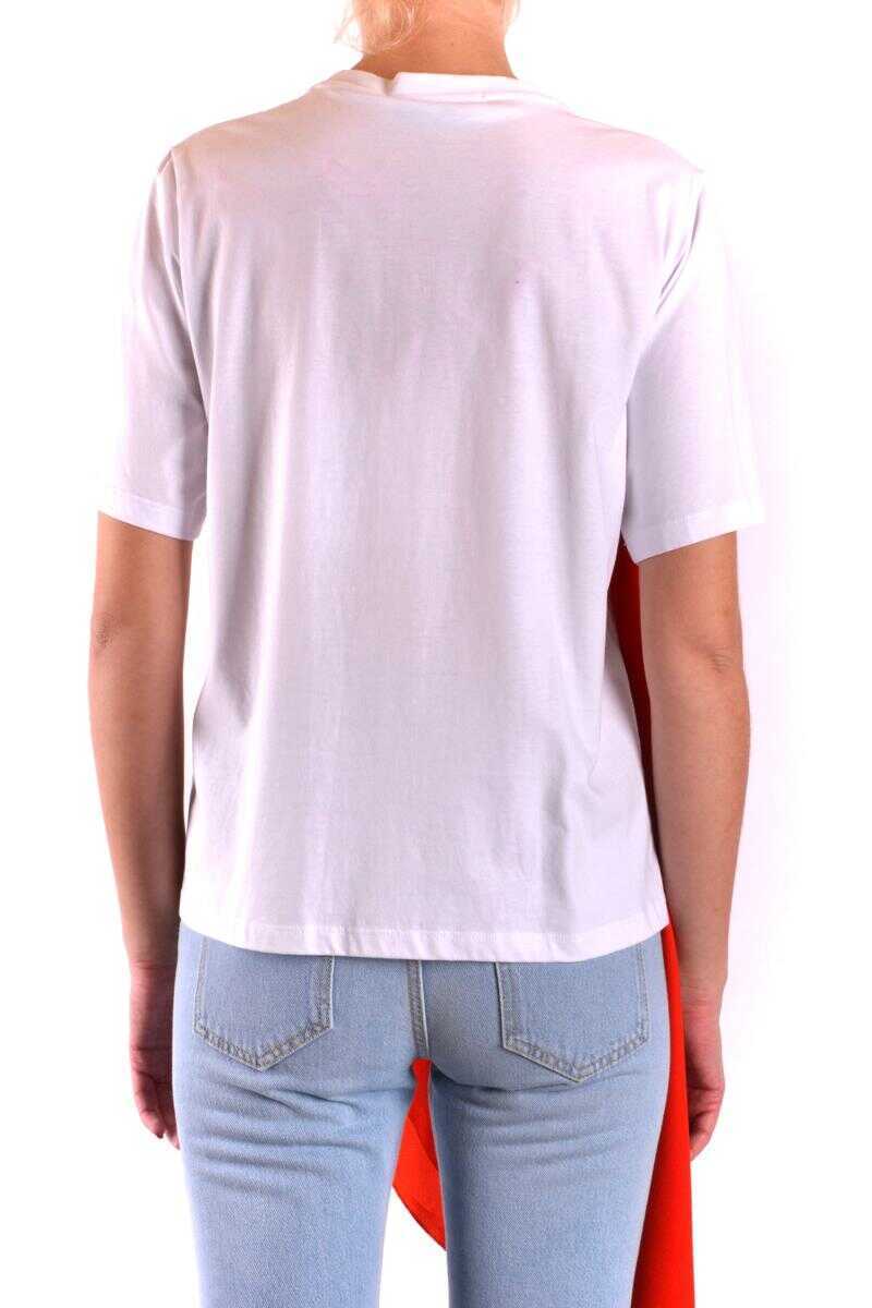 Tricouri MSGM Msgm Tshirt Short Sleeves WHITE Femei (BM 14822788) 4