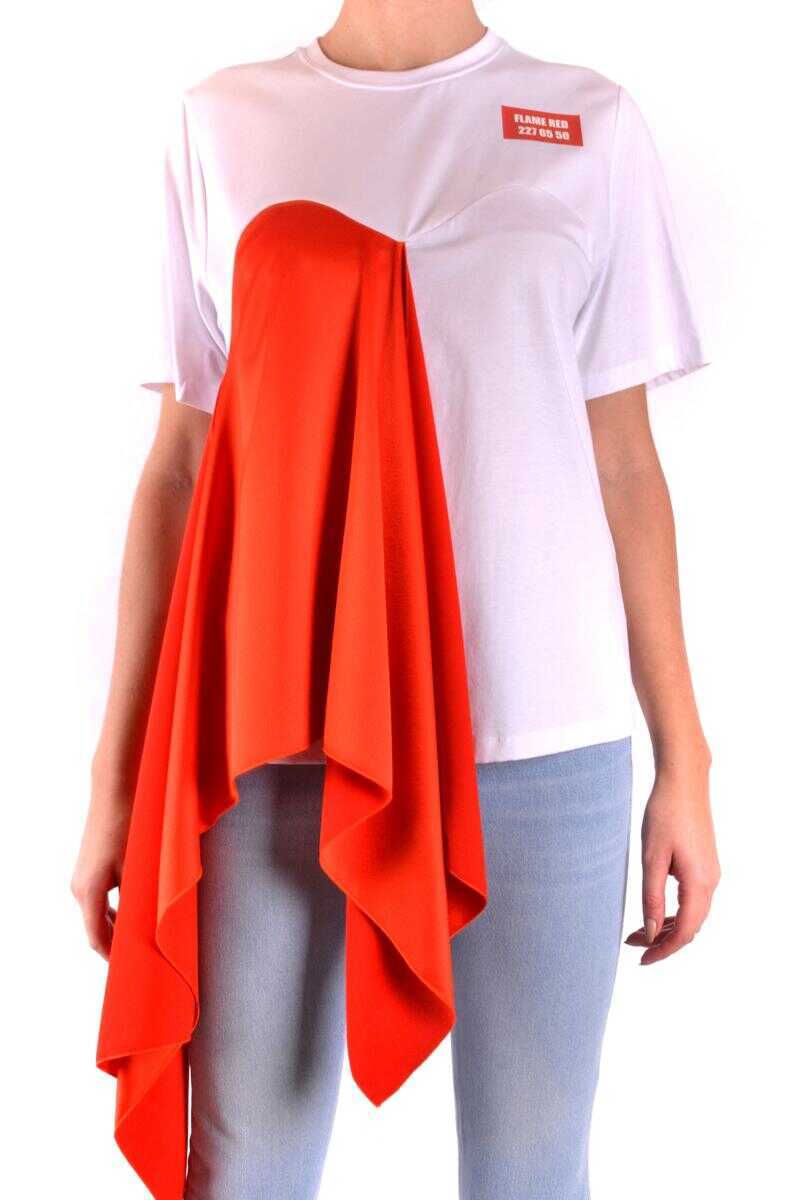 Tricouri MSGM Msgm Tshirt Short Sleeves WHITE Femei (BM 14822788) 1