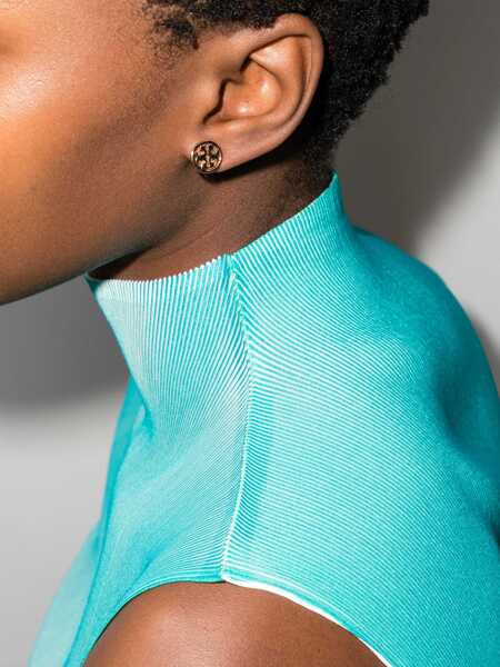 Cercei Tory Burch Tory Burch Miller Logoed Earrings GOLD Femei (BM 14825224) 2