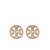 Tory Burch Tory Burch Miller Logoed Earrings GOLD
