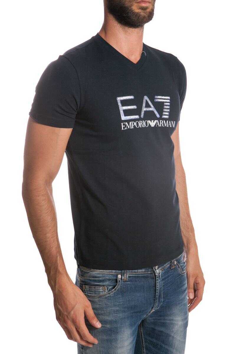 Topuri EA7 Ea7 Emporio Armani Topwear BLUE Barbati (BM 14825263) 2