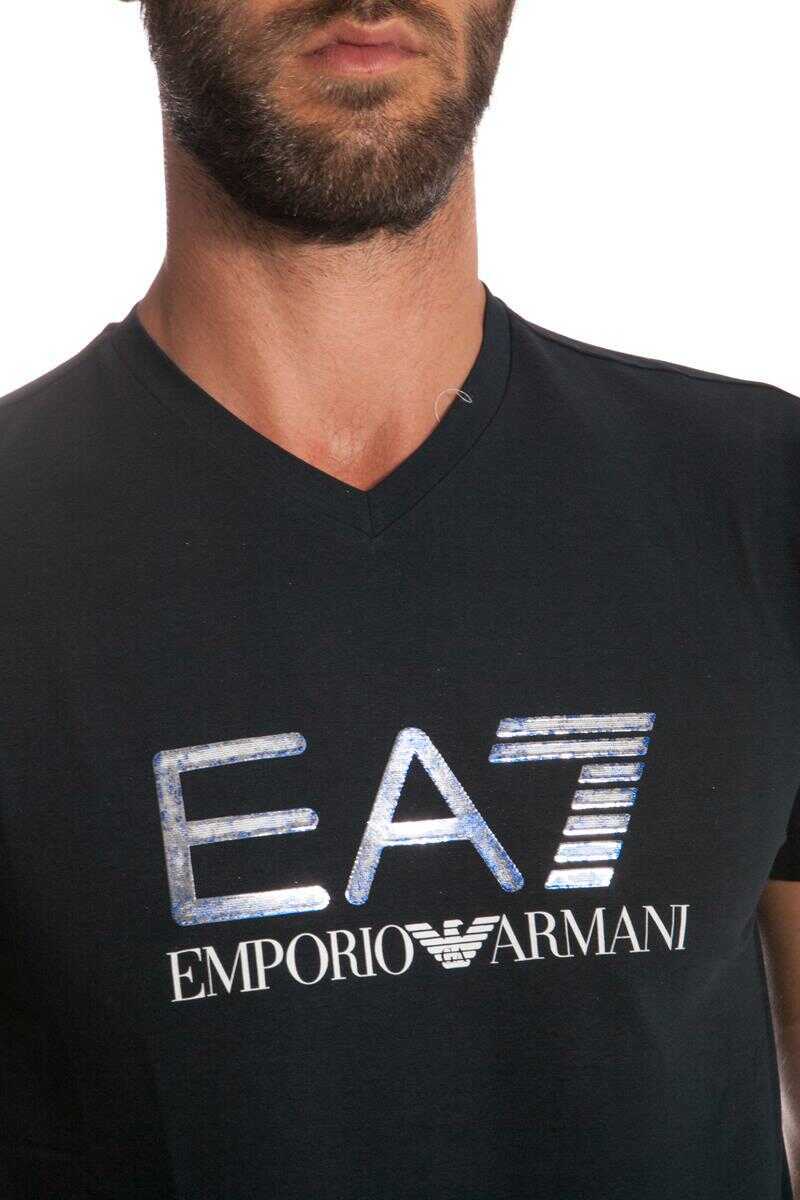 Topuri EA7 Ea7 Emporio Armani Topwear BLUE Barbati (BM 14825263) 4