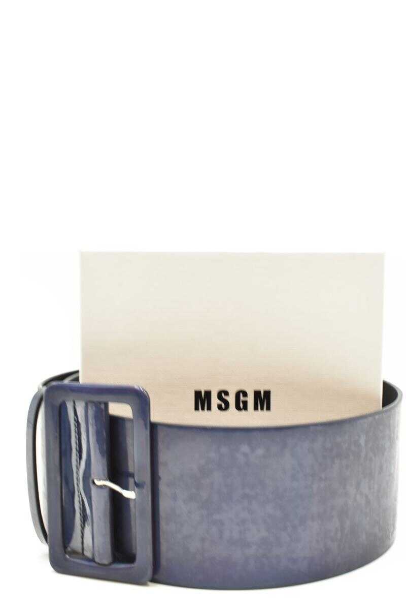 Curele MSGM Msgm Belts BLUE Femei (BM 14825272) 4
