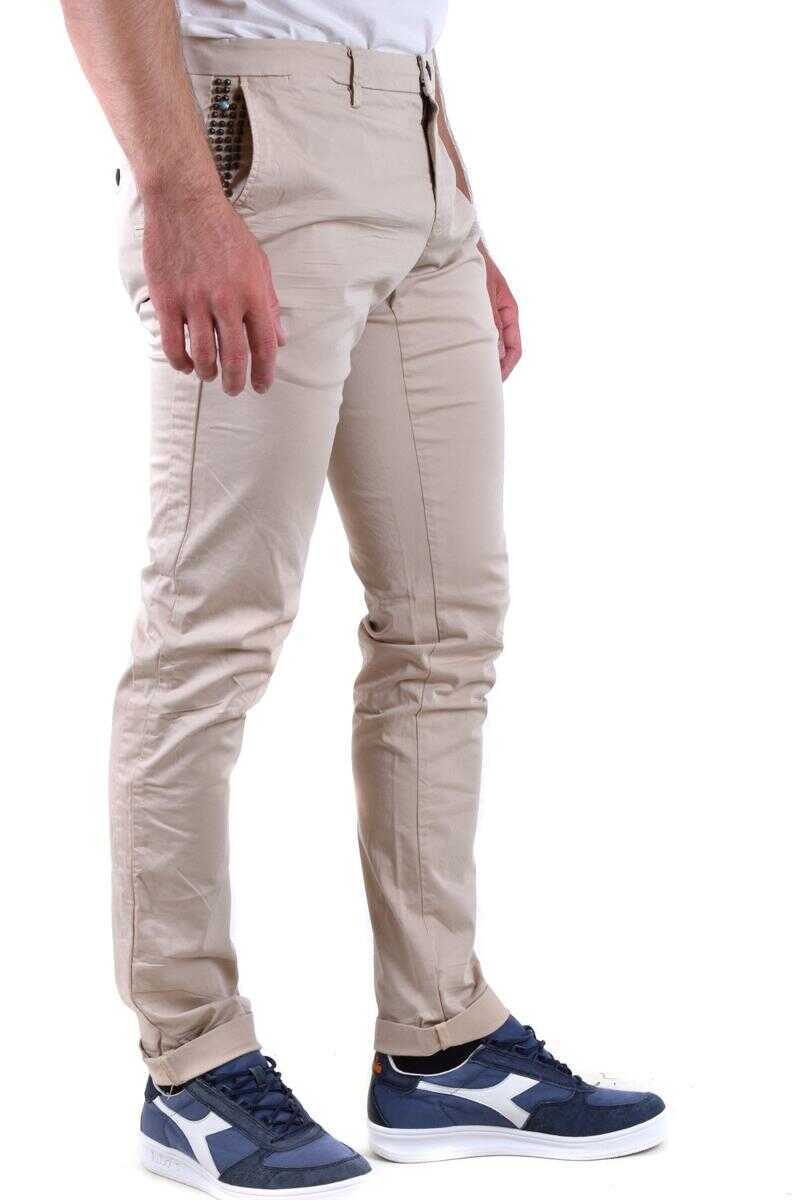 Pantaloni Masons MasonS Trousers Beige Barbati (BM 14825806) 3