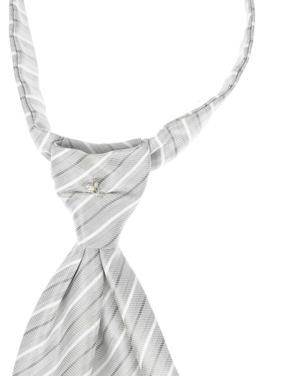Cravate Carlo Pignatelli Carlo Pignatelli Tie Stripes GREY Barbati (BM 14826013) 3