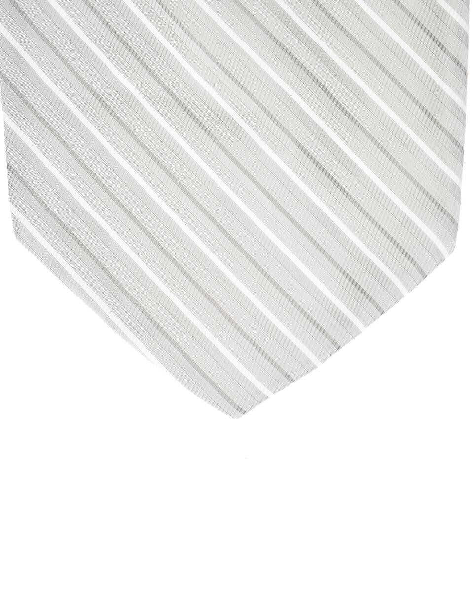 Cravate Carlo Pignatelli Carlo Pignatelli Tie Stripes GREY Barbati (BM 14826013) 4