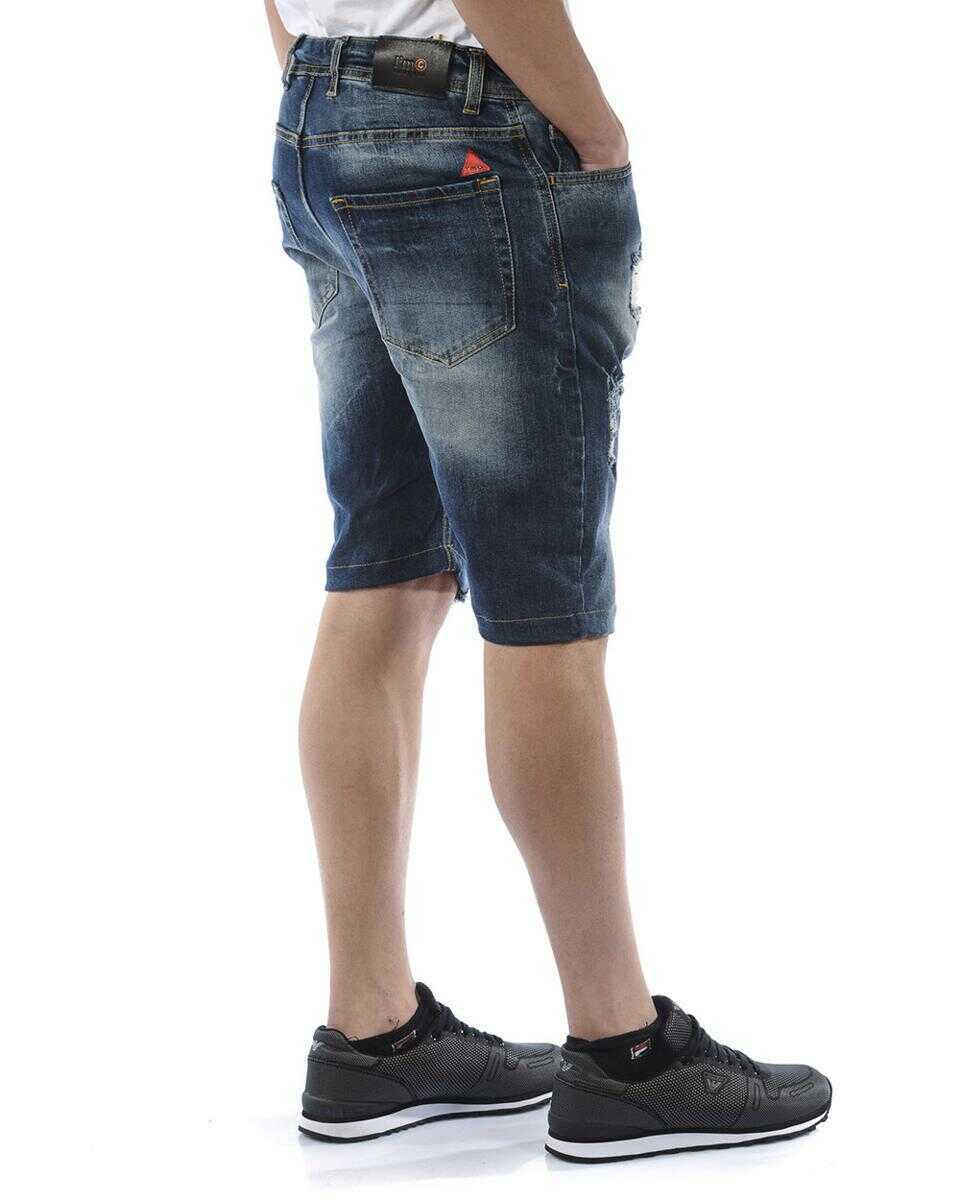 Pantaloni IM C COUTURE IM C Couture Short Navy Barbati (BM 14826370) 4