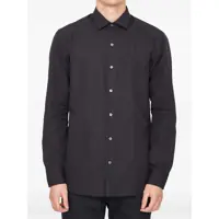 Camasi SALVATORE PICCOLO Black Cotton Shirt