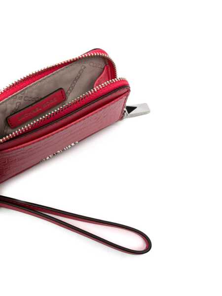 Portofele Michael Kors Michael Kors Leather Credit Card Holder Purple Femei (BM 14826829) 3