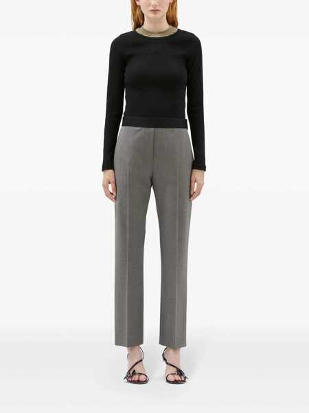 Pantaloni casual MSGM Msgm Msgm Pants GREY Femei (BM 14827174) 3