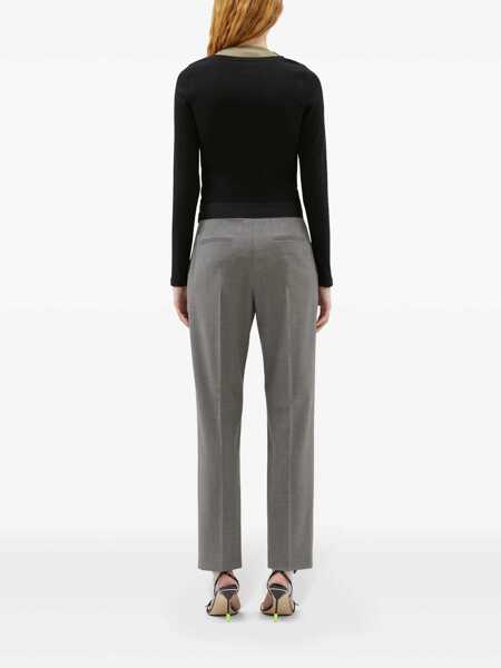 Pantaloni casual MSGM Msgm Msgm Pants GREY Femei (BM 14827174) 4