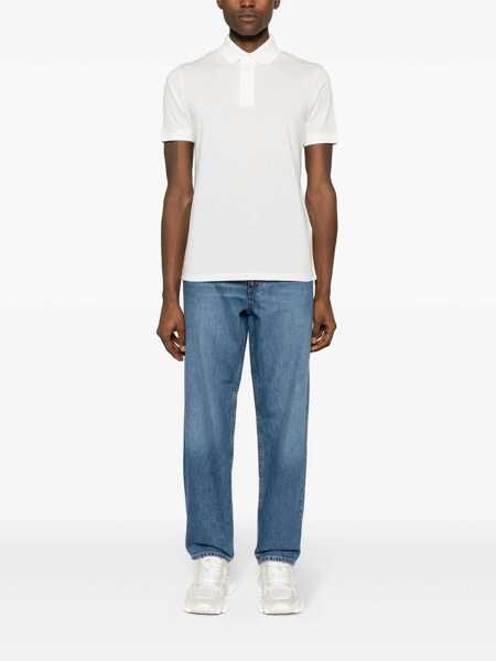 Tricouri Polo Emporio Armani Emporio Armani Polo Shirt WHITE Barbati (BM 14827504) 2