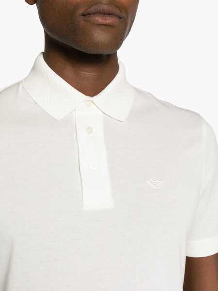 Tricouri Polo Emporio Armani Emporio Armani Polo Shirt WHITE Barbati (BM 14827504) 5