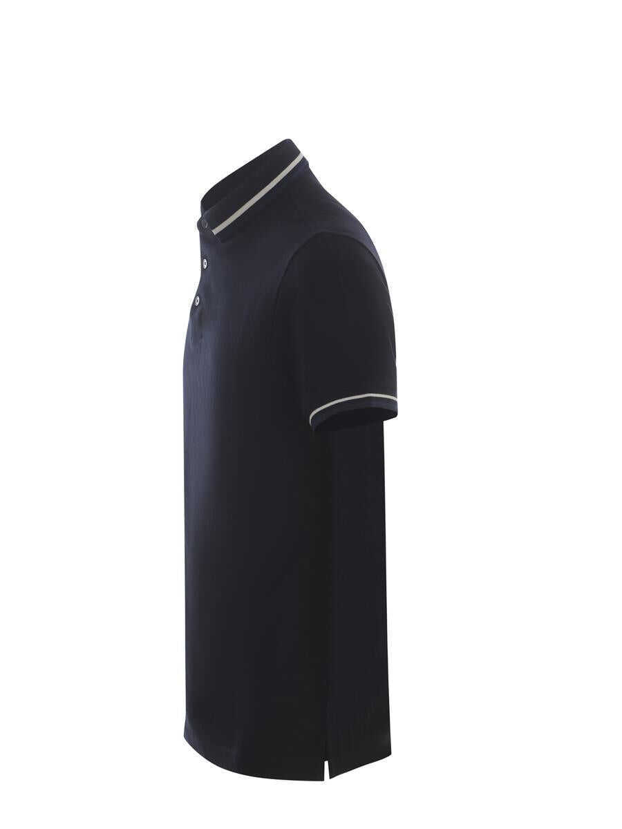 Tricouri Polo Emporio Armani Emporio Armani Polo Shirt BLUE Barbati (BM 14827534) 2