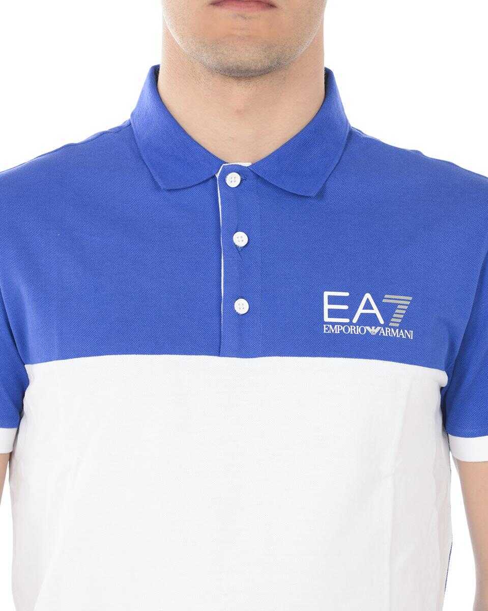 Topuri EA7 Ea7 Emporio Armani Topwear BLUE Barbati (BM 14828302) 3