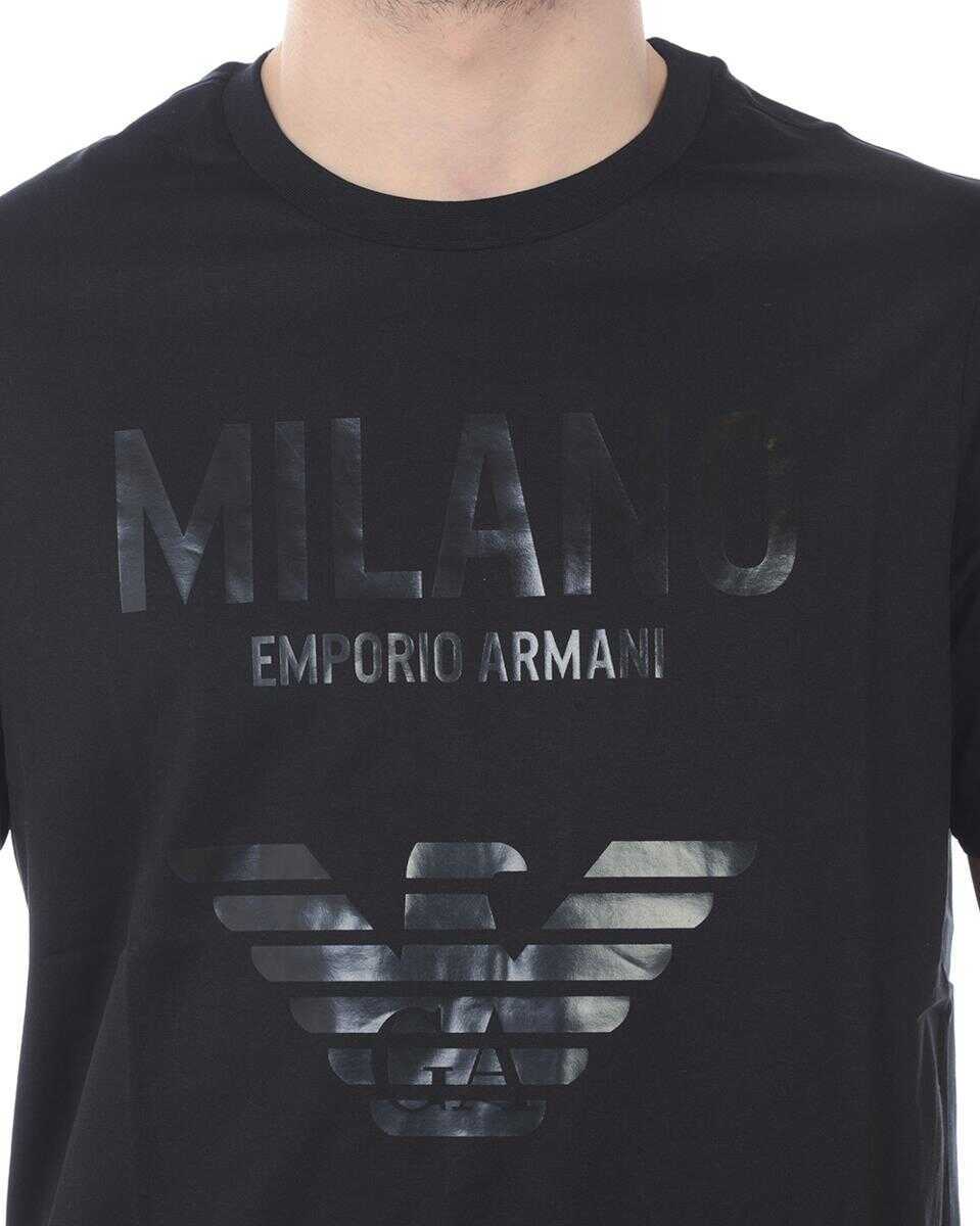 Topuri Emporio Armani Emporio Armani Topwear Black Barbati (BM 14828395) 3