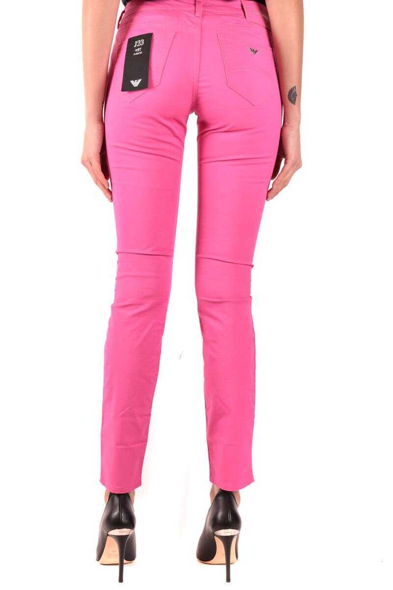 Blugi skinny Emporio Armani Emporio Armani Jeans PINK Femei (BM 14828404) 4