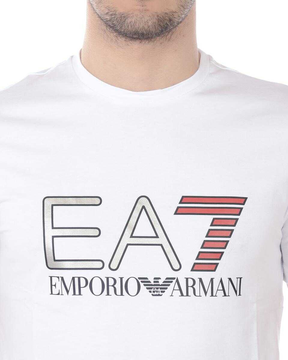 Topuri EA7 Ea7 Emporio Armani Topwear WHITE Barbati (BM 14828443) 3