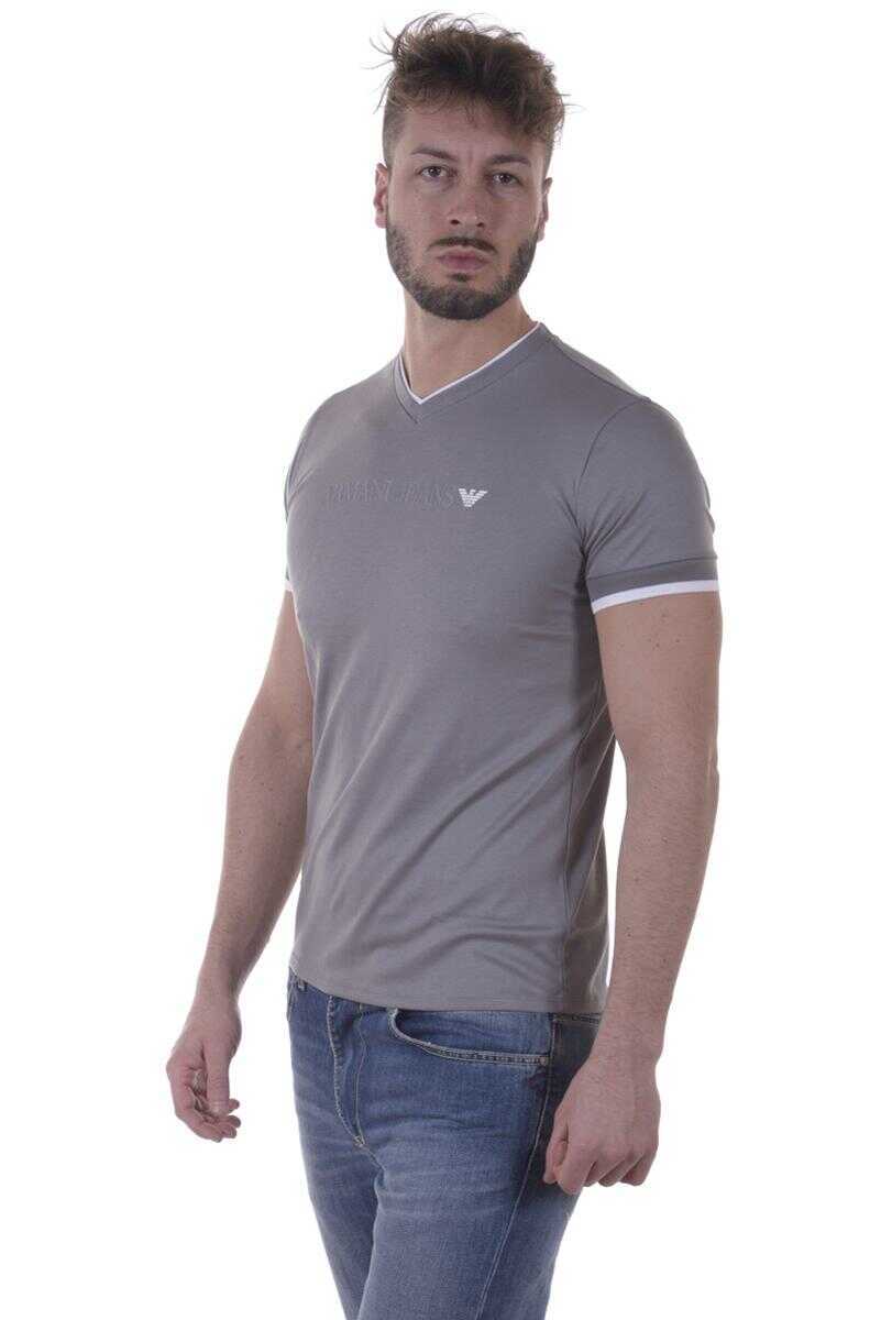 Topuri Armani Jeans Armani Jeans Topwear GREY Barbati (BM 14828536) 3
