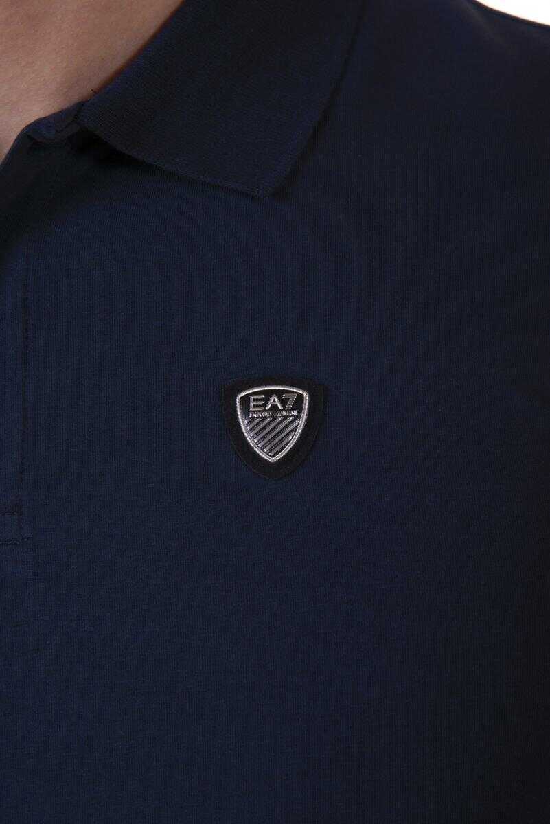 Topuri EA7 Ea7 Emporio Armani Topwear BLUE Barbati (BM 14828590) 4