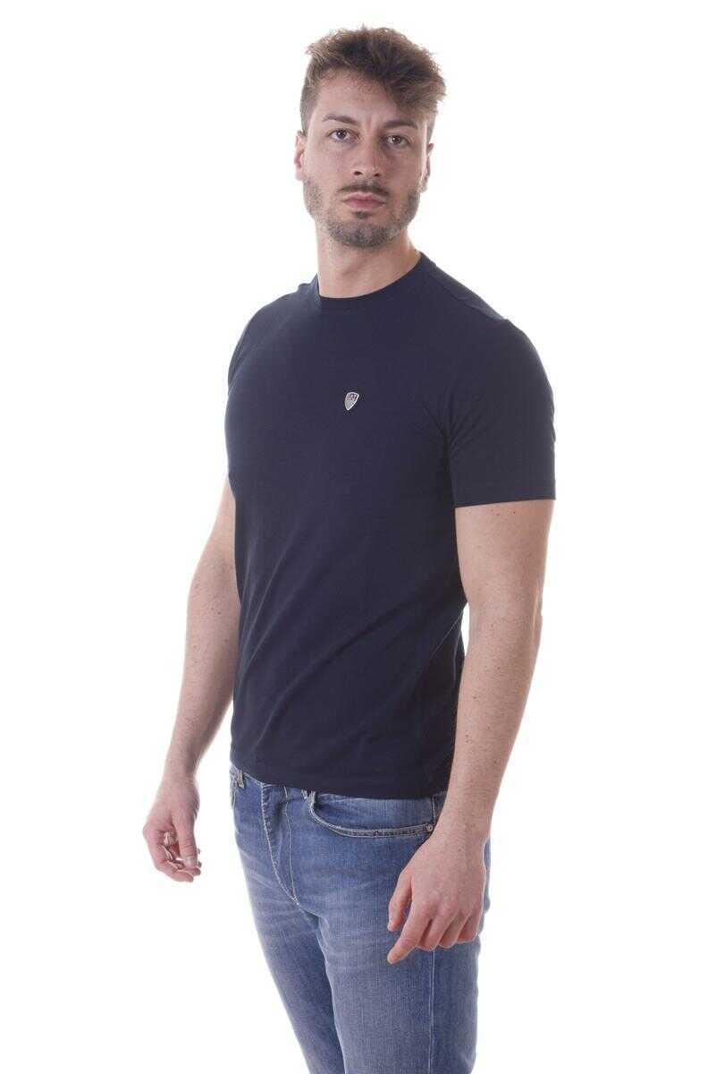 Topuri EA7 Ea7 Emporio Armani Topwear BLUE Barbati (BM 14828638) 3