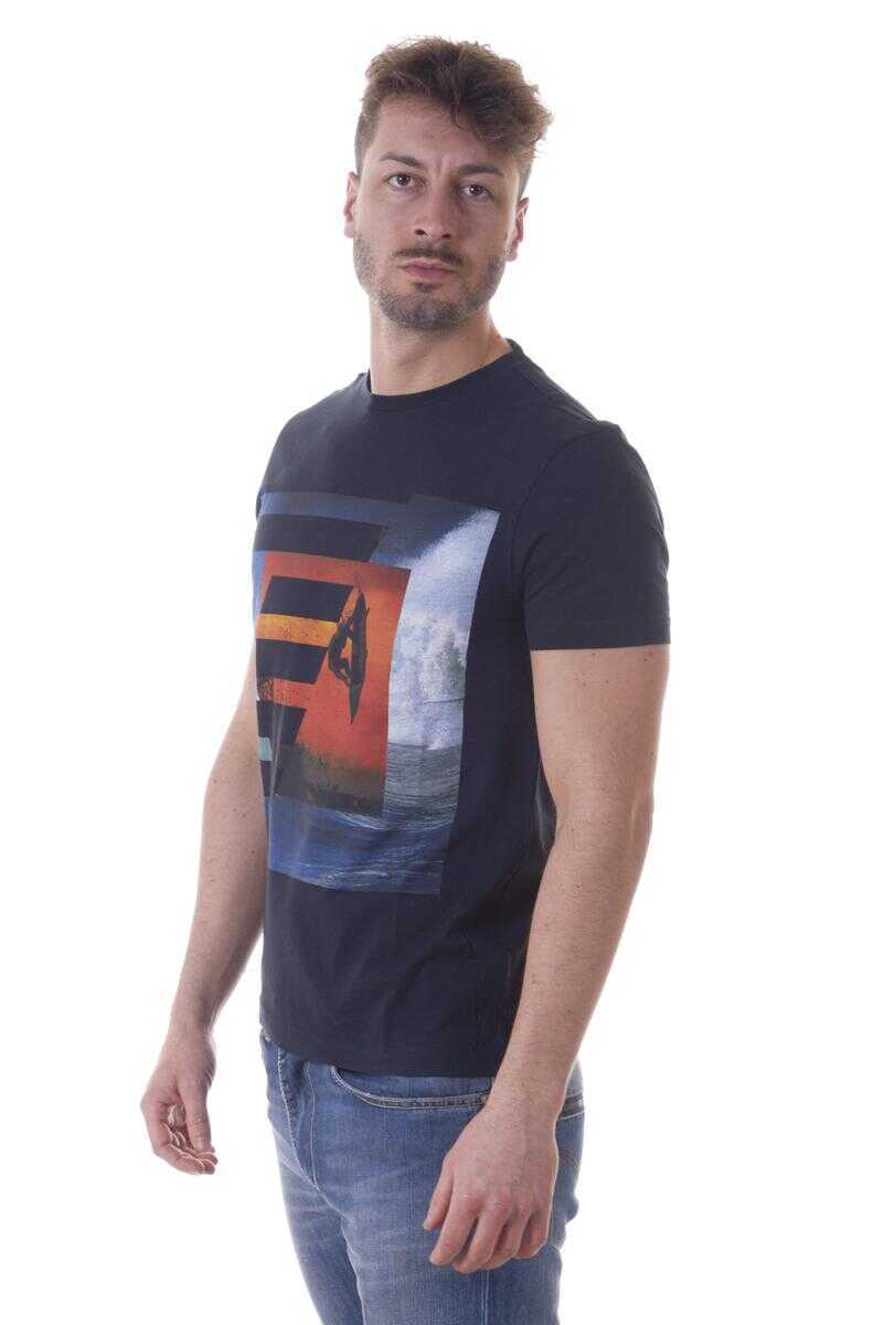 Topuri EA7 Ea7 Emporio Armani Topwear BLUE Barbati (BM 14828674) 3