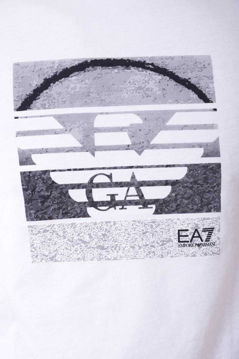 Topuri EA7 Ea7 Emporio Armani Topwear WHITE Barbati (BM 14828683) 4