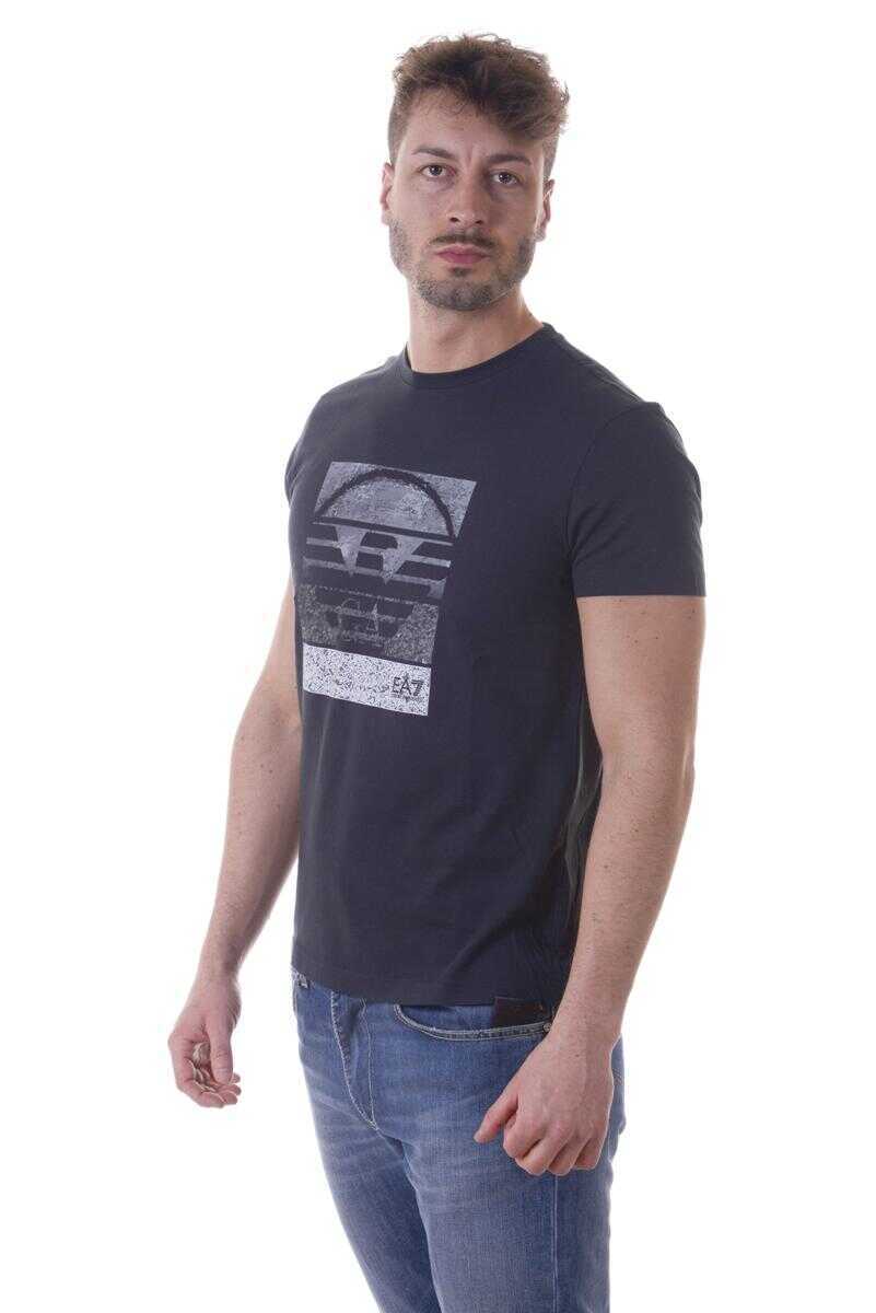 Topuri EA7 Ea7 Emporio Armani Topwear BLUE Barbati (BM 14828686) 3