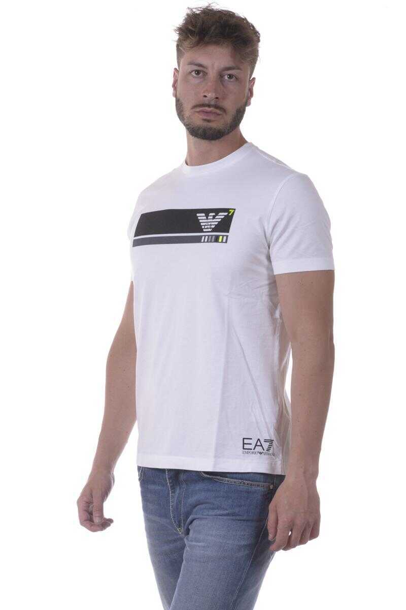 Topuri EA7 Ea7 Emporio Armani Topwear WHITE Barbati (BM 14828695) 3