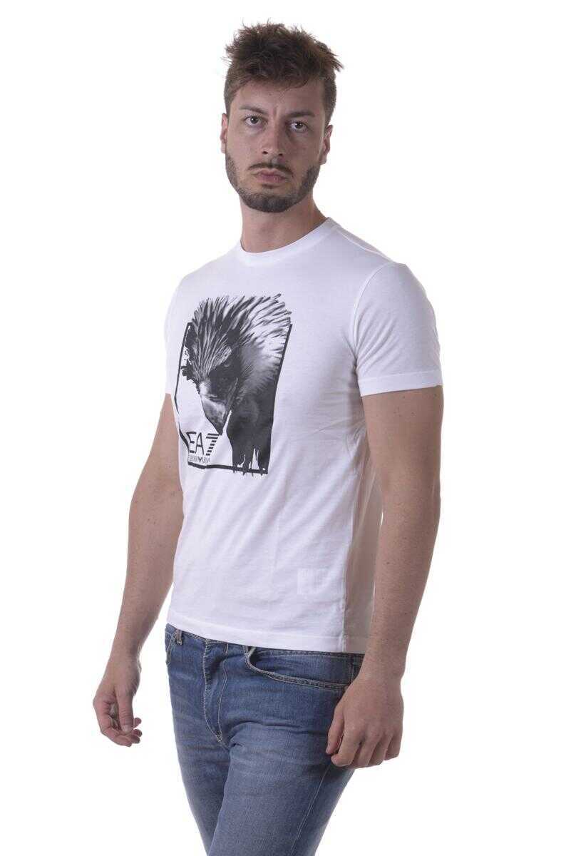 Topuri EA7 Ea7 Emporio Armani Topwear WHITE Barbati (BM 14828716) 3