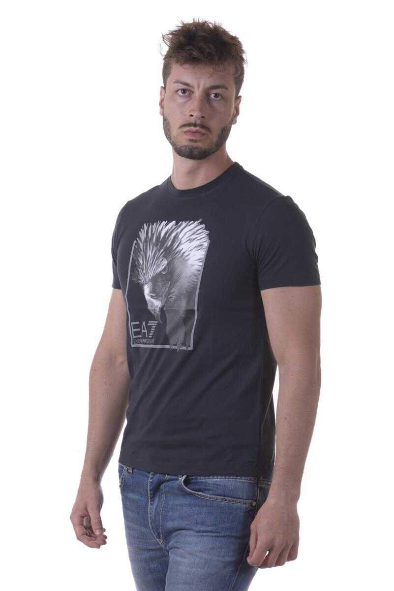 Topuri EA7 Ea7 Emporio Armani Topwear BLUE Barbati (BM 14828719) 3