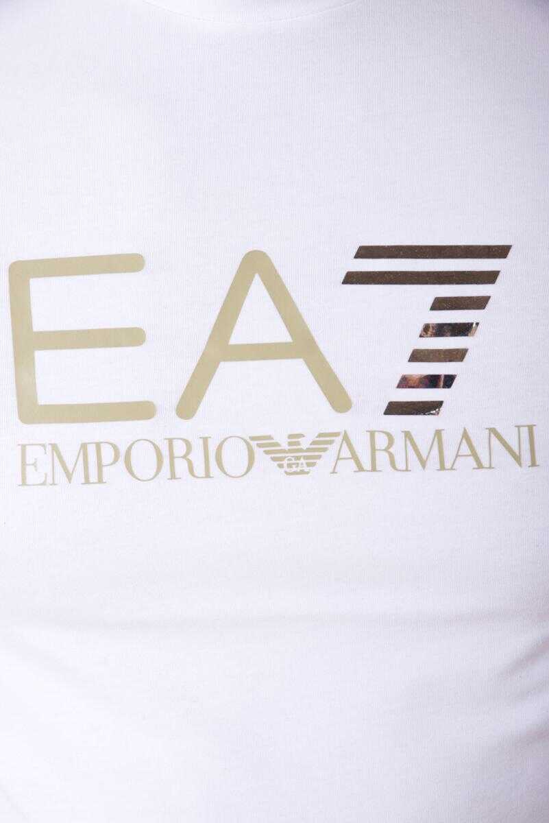Topuri EA7 Ea7 Emporio Armani Topwear WHITE Barbati (BM 14828752) 4