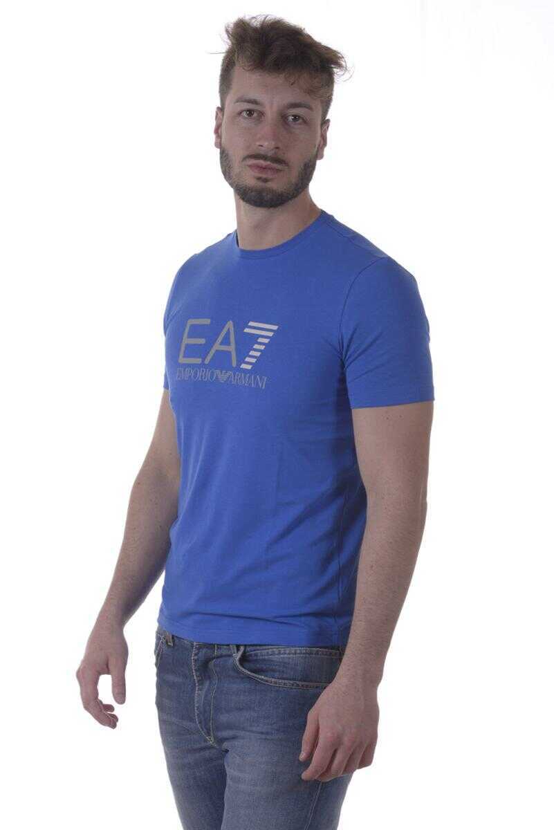Topuri EA7 Ea7 Emporio Armani Topwear BLUE Barbati (BM 14828755) 3