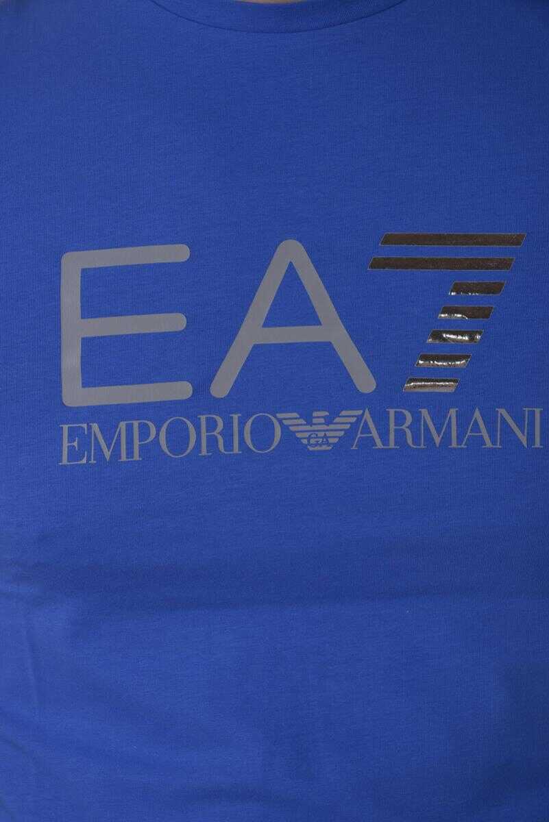 Topuri EA7 Ea7 Emporio Armani Topwear BLUE Barbati (BM 14828755) 4