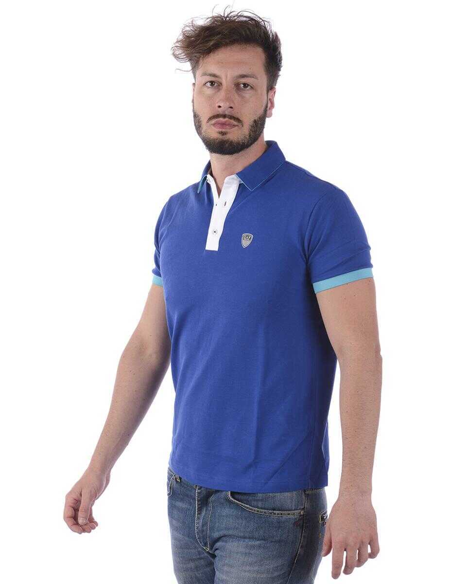 Topuri EA7 Ea7 Emporio Armani Topwear BLUE Barbati (BM 14829010) 3