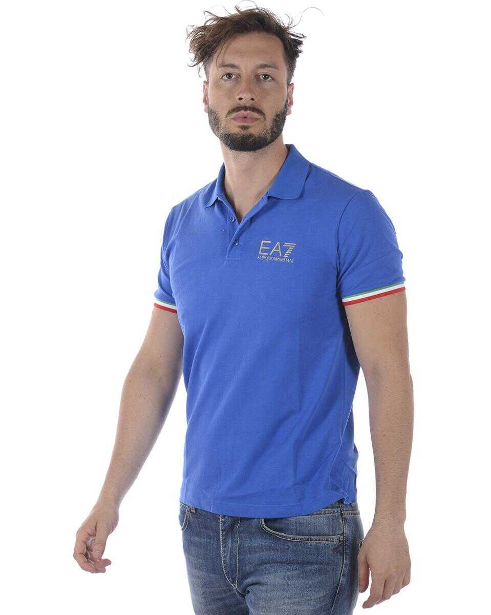 Topuri EA7 Ea7 Emporio Armani Topwear BLUE Barbati (BM 14829019) 3