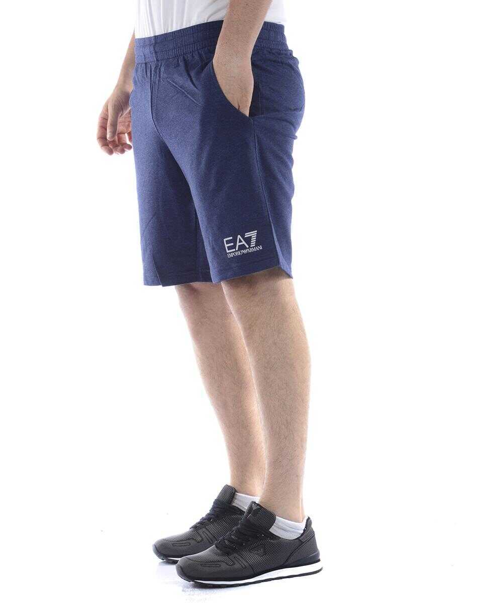 Pantaloni EA7 Ea7 Emporio Armani Short BLUE Barbati (BM 14829073) 3