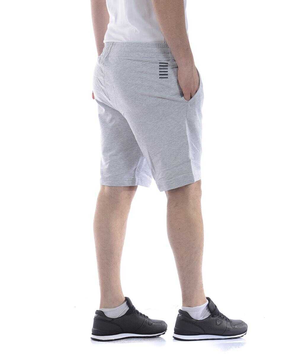 Pantaloni EA7 Ea7 Emporio Armani Short GREY Barbati (BM 14829076) 4