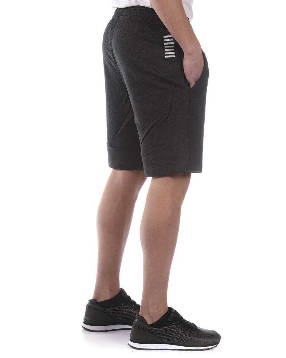 Pantaloni EA7 Ea7 Emporio Armani Short GREY Barbati (BM 14829079) 4