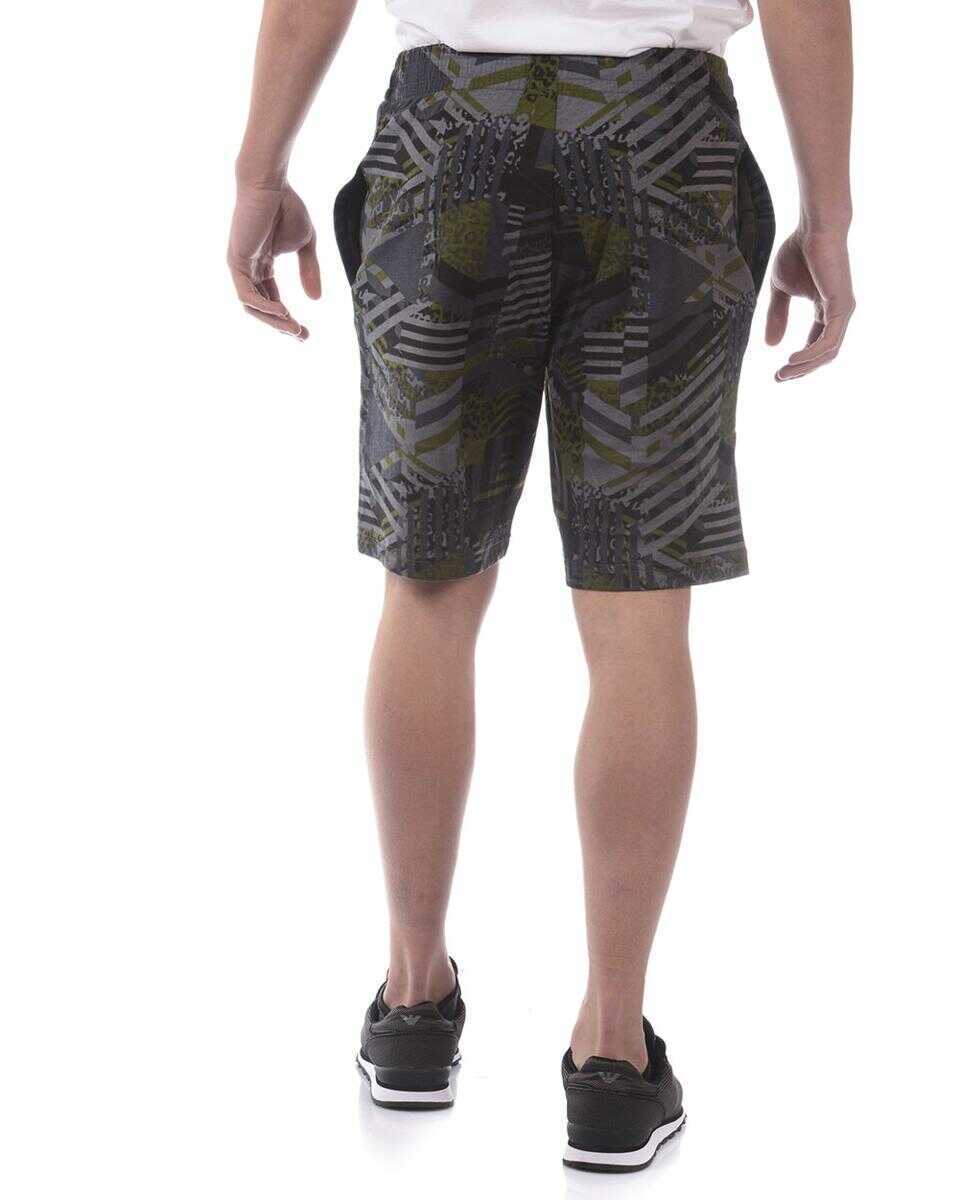 Pantaloni EA7 Ea7 Emporio Armani Short GREEN Barbati (BM 14829085) 2