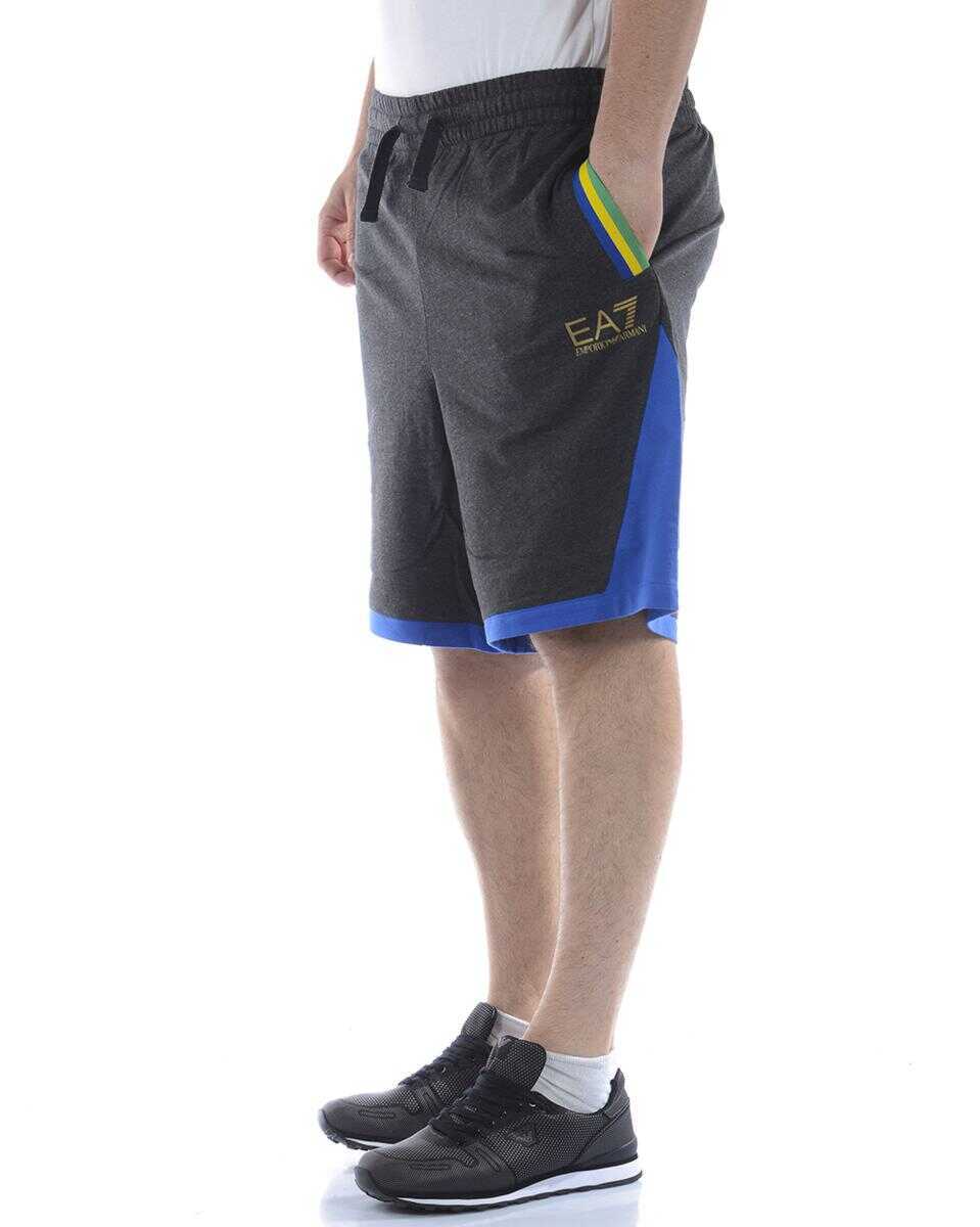 Pantaloni EA7 Ea7 Emporio Armani Short GREY Barbati (BM 14829103) 3