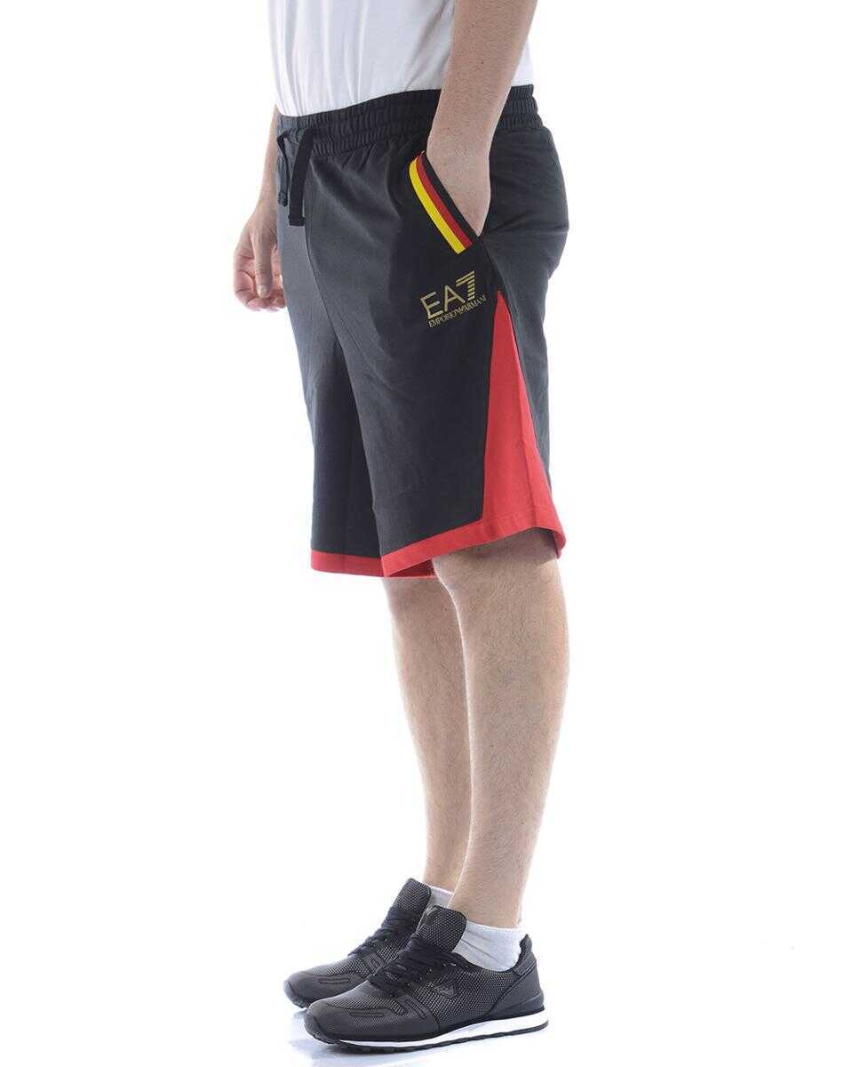 Pantaloni EA7 Ea7 Emporio Armani Short Black Barbati (BM 14829106) 3