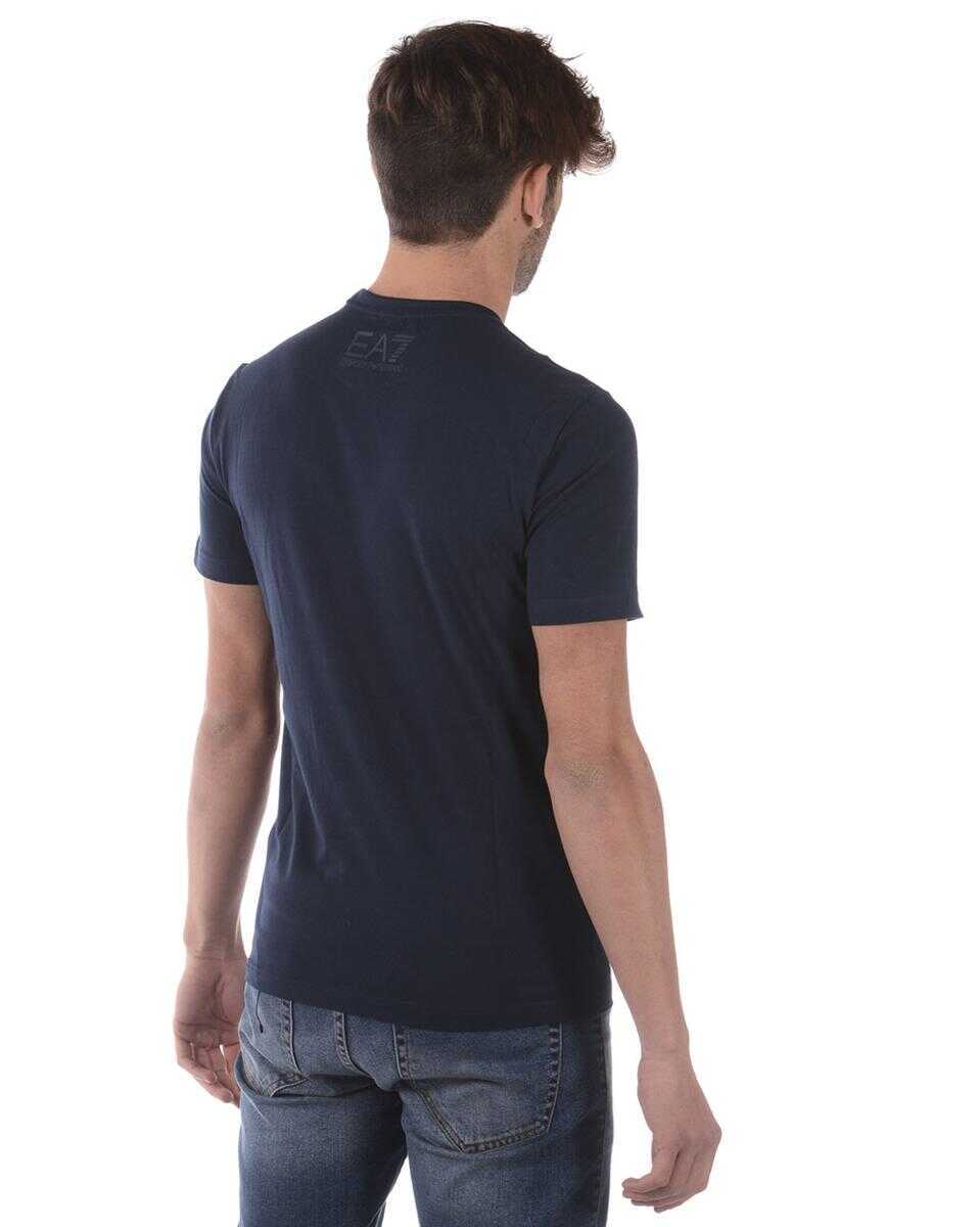Topuri EA7 Ea7 Emporio Armani Topwear BLUE Barbati (BM 14829130) 4