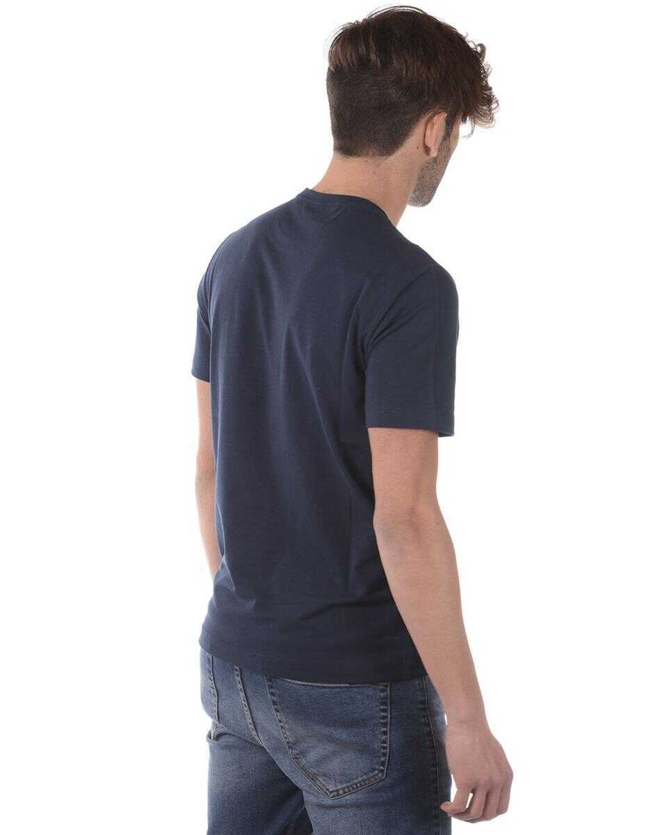 Topuri EA7 Ea7 Emporio Armani Topwear BLUE Barbati (BM 14829721) 4