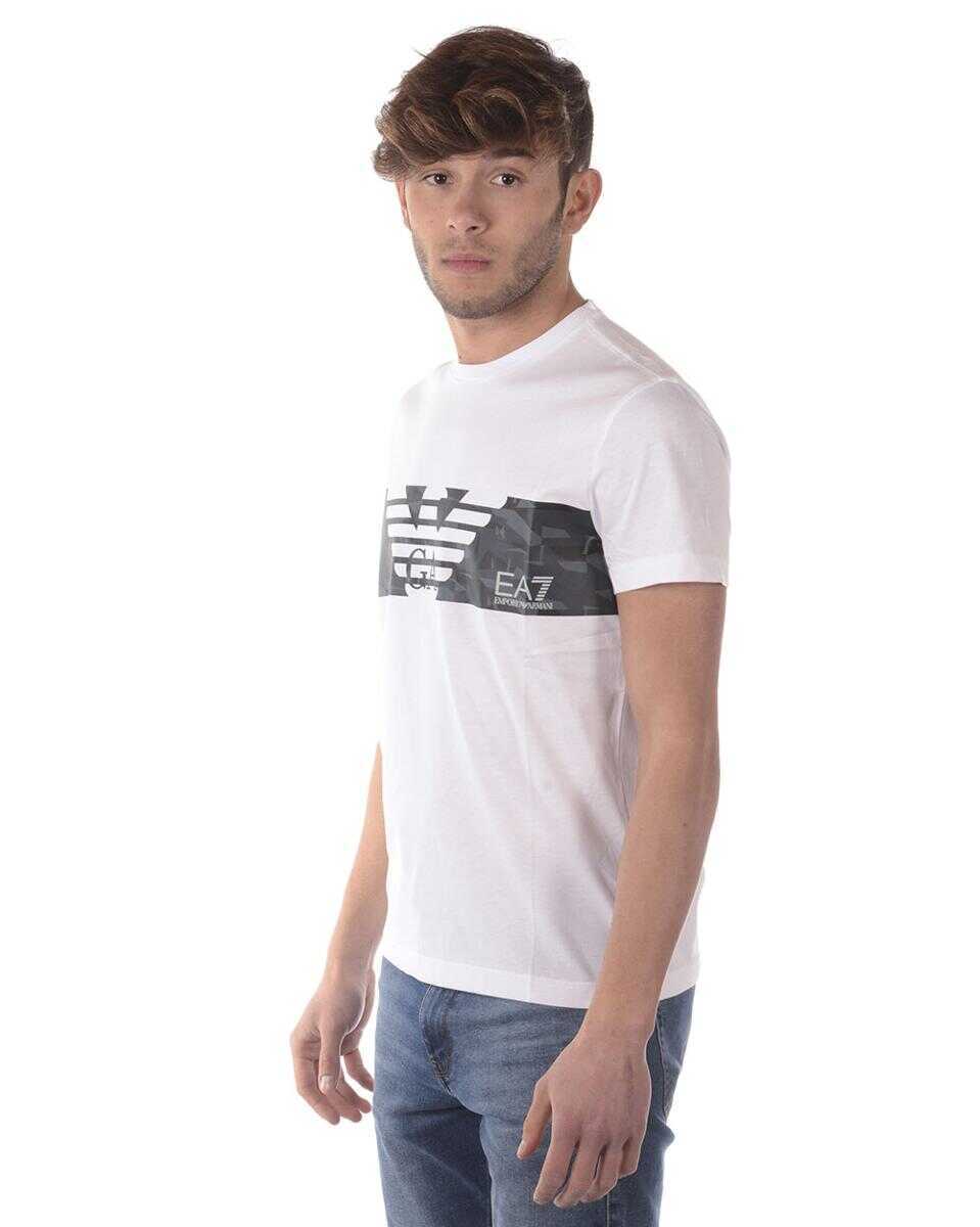Topuri EA7 Ea7 Emporio Armani Topwear WHITE Barbati (BM 14829733) 3