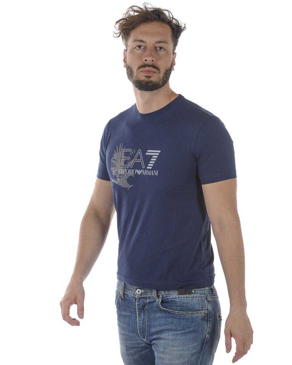 Topuri EA7 Ea7 Emporio Armani Topwear BLUE Barbati (BM 14829769) 3