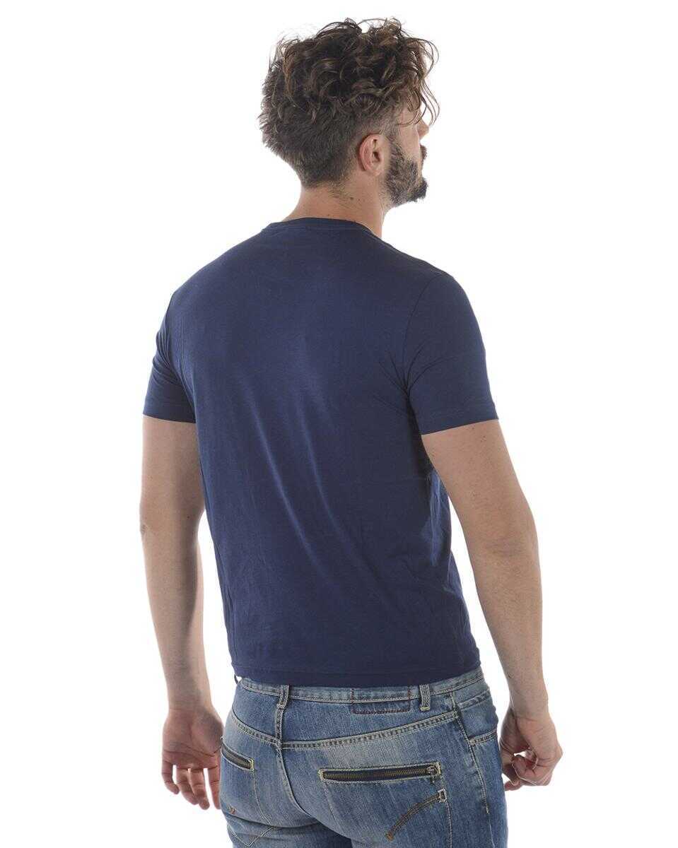 Topuri EA7 Ea7 Emporio Armani Topwear BLUE Barbati (BM 14829769) 4