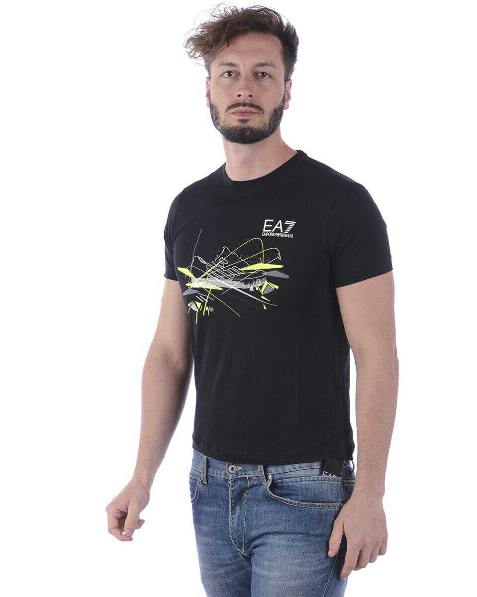 Topuri EA7 Ea7 Emporio Armani Topwear Black Barbati (BM 14829808) 3