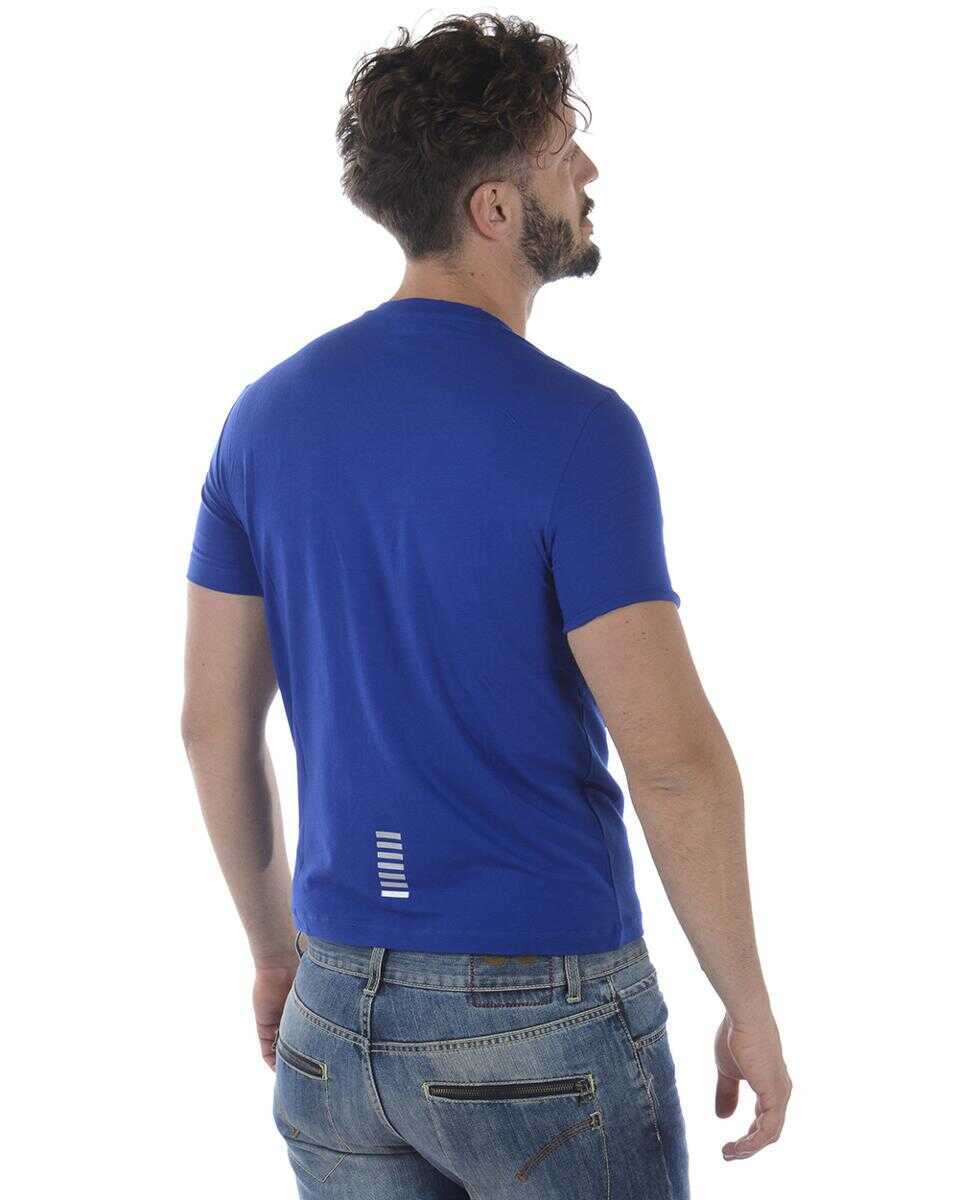 Topuri EA7 Ea7 Emporio Armani Topwear BLUE Barbati (BM 14829841) 4