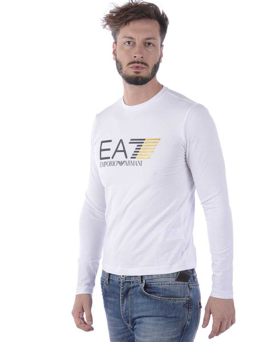 Topuri EA7 Ea7 Emporio Armani Topwear WHITE Barbati (BM 14829901) 3